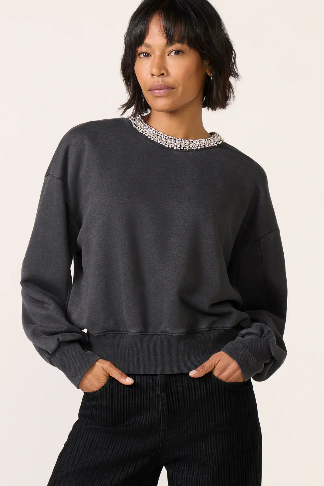 Jazzy Embellished Sweatshirt