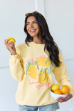 Easy Peasy Yellow Graphic Sweatshirt