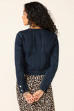 Collarless Trucker Jacket
