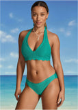 Crochet Bali Bikini Bottom Tropical Green