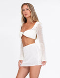 MACAULEY TOP CREAM CROCHET