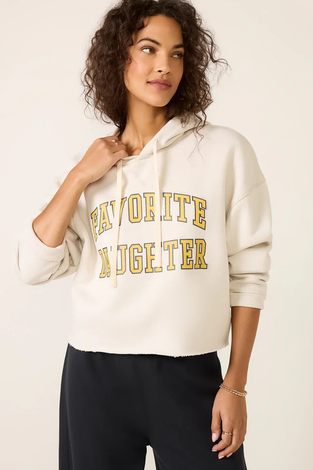 The Cropped Collegiate Hoodie